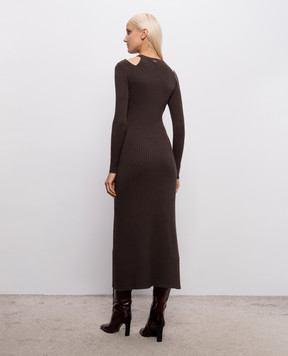 Twinset Ribbed dress with layering effect 262LI3ECC