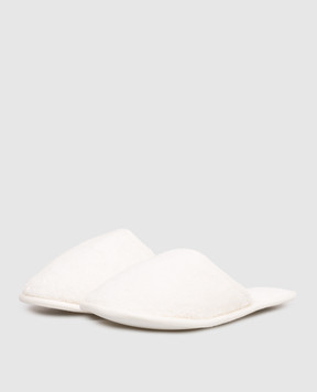 L'appartement Chicago ivory terry slippers CHICAGOSLIPPERS