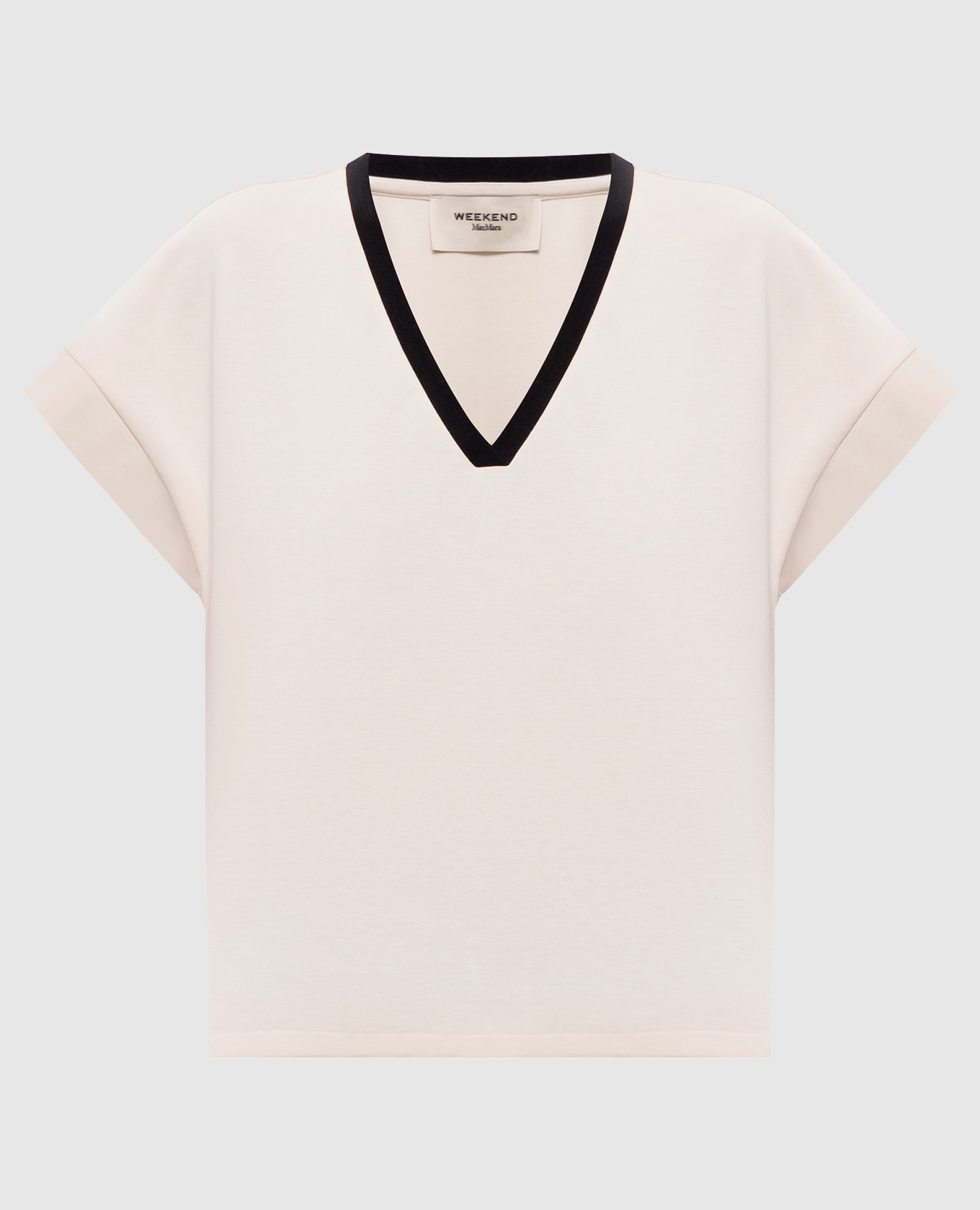 Ivory top with edging