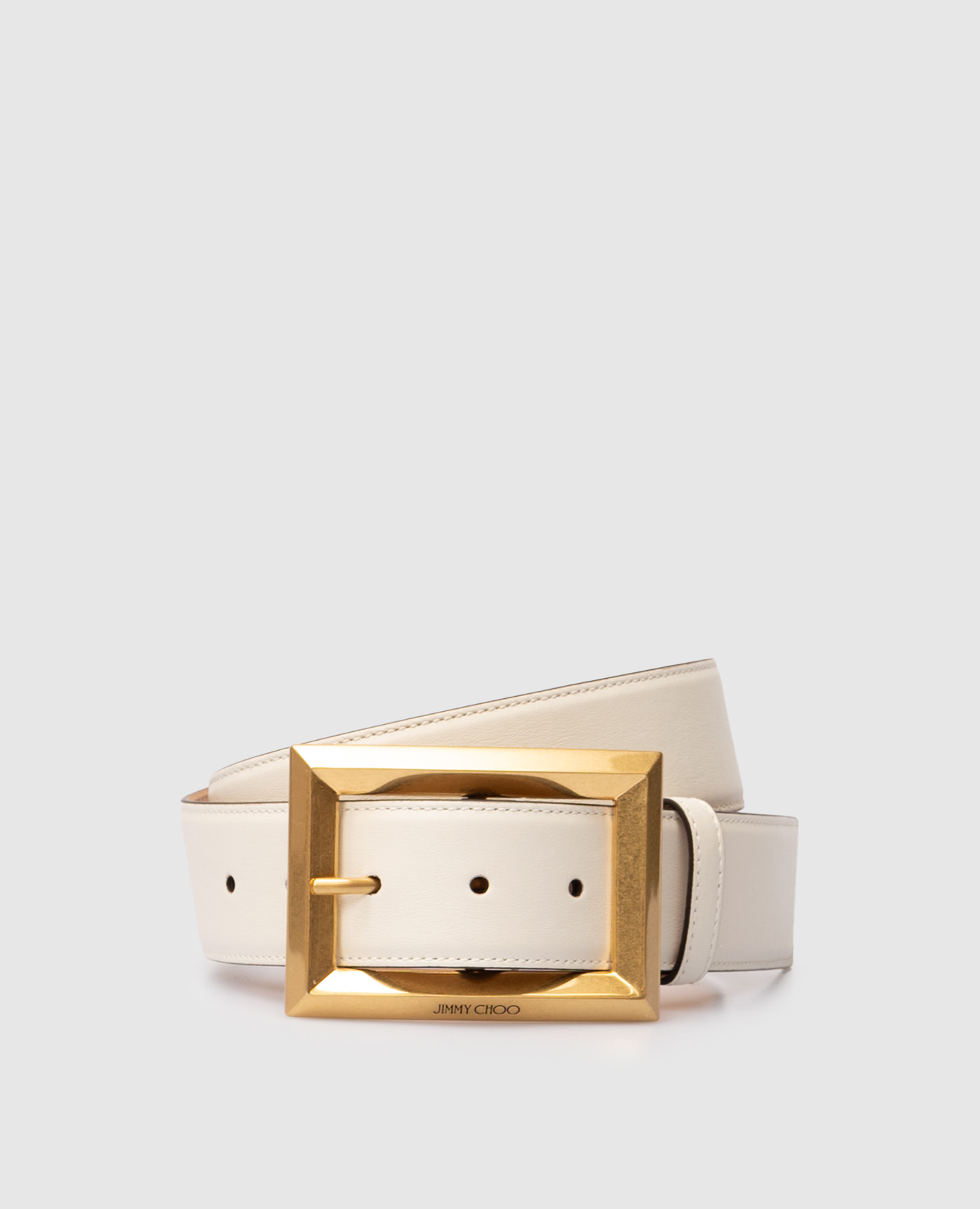 

White leather belt ARLIE Jimmy Choo