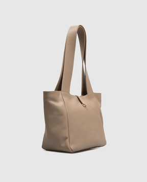 Christian Villa Beige leather tote bag 06682
