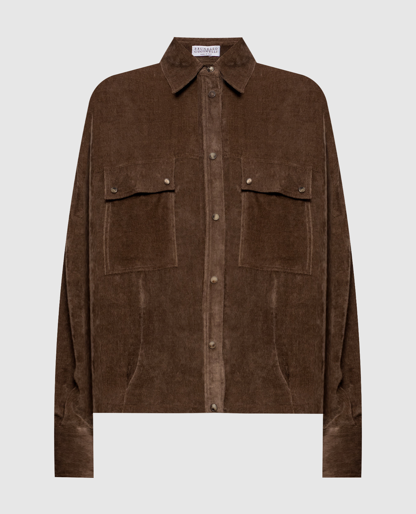 Brown corduroy shirt