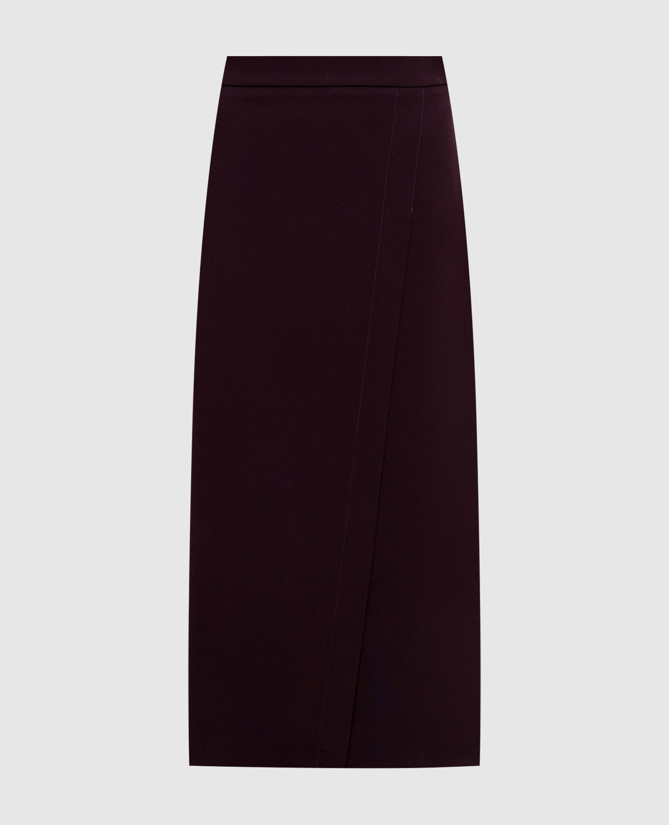 Burgundy midi skirt Twinset