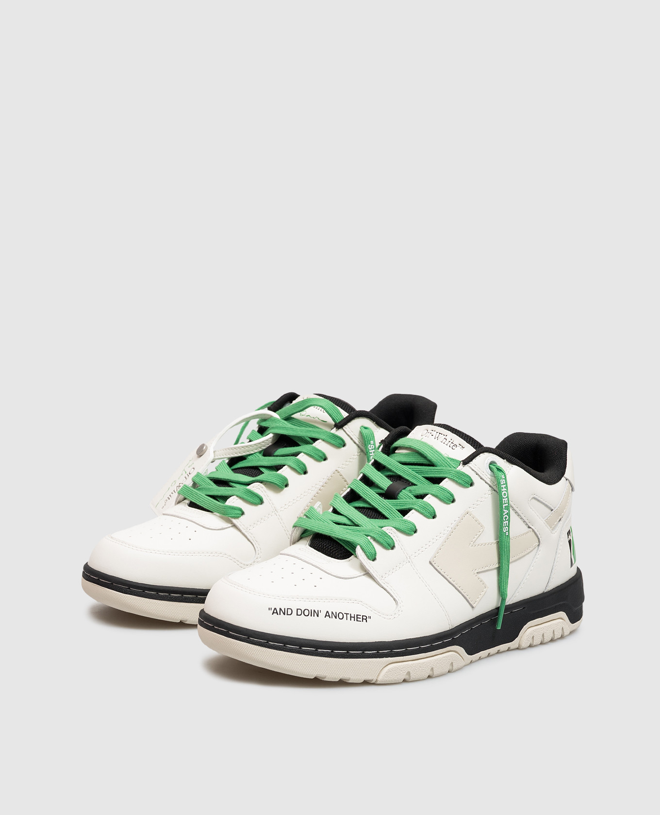 Miles Davis Out Of Office white leather sneakers Off-White 2