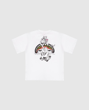Sprayground Children's white T-shirt Create Your World SPY1414