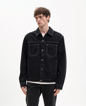 Off-White Black denim jacket 44MYE09QS26D001