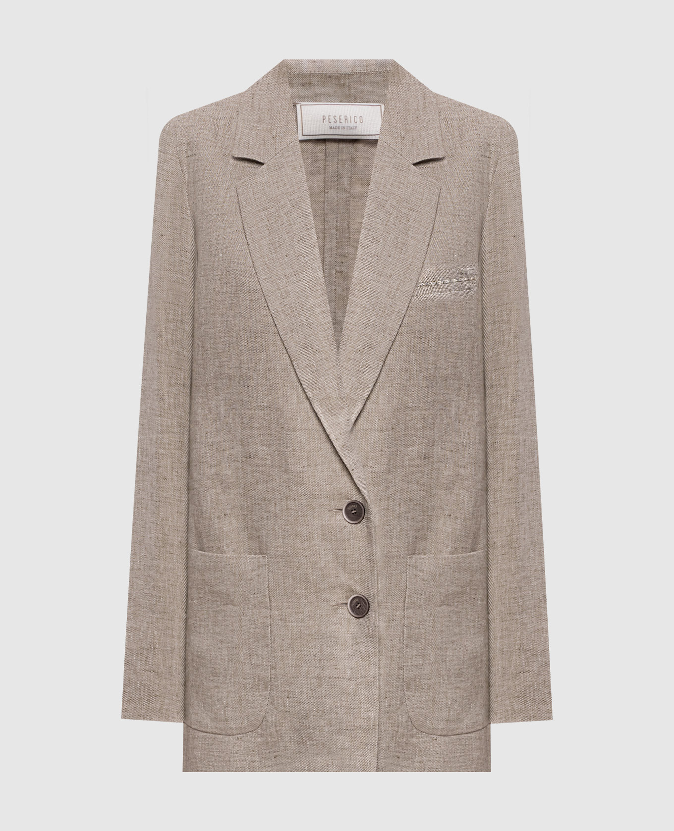 Brown linen jacket