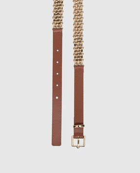 Max Mara Weekend Brown combination belt WKAPACCHE