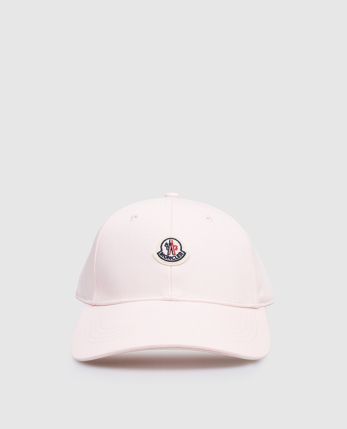 

Children's pink cap with logo patch Moncler ENFANT
