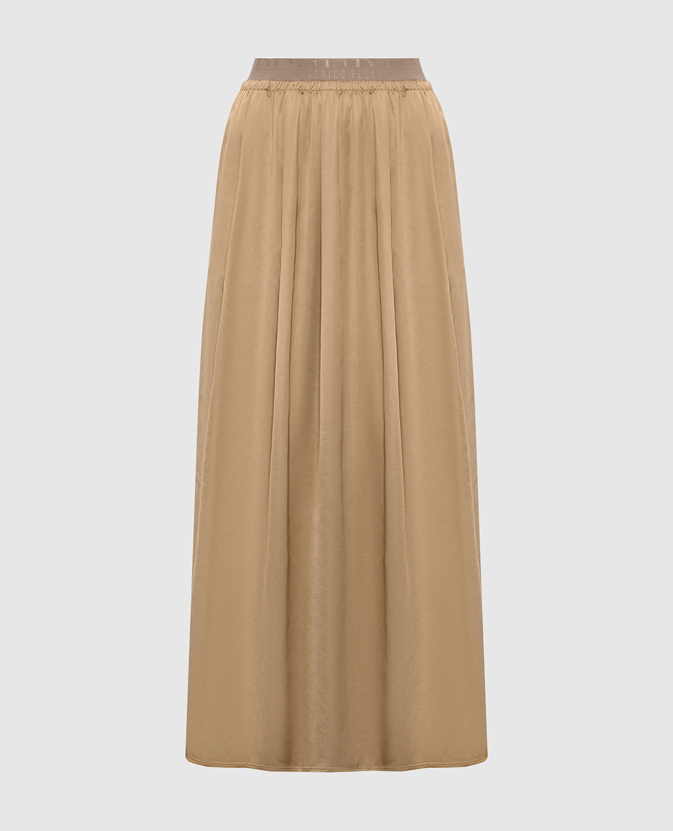 Brown skirt with logo