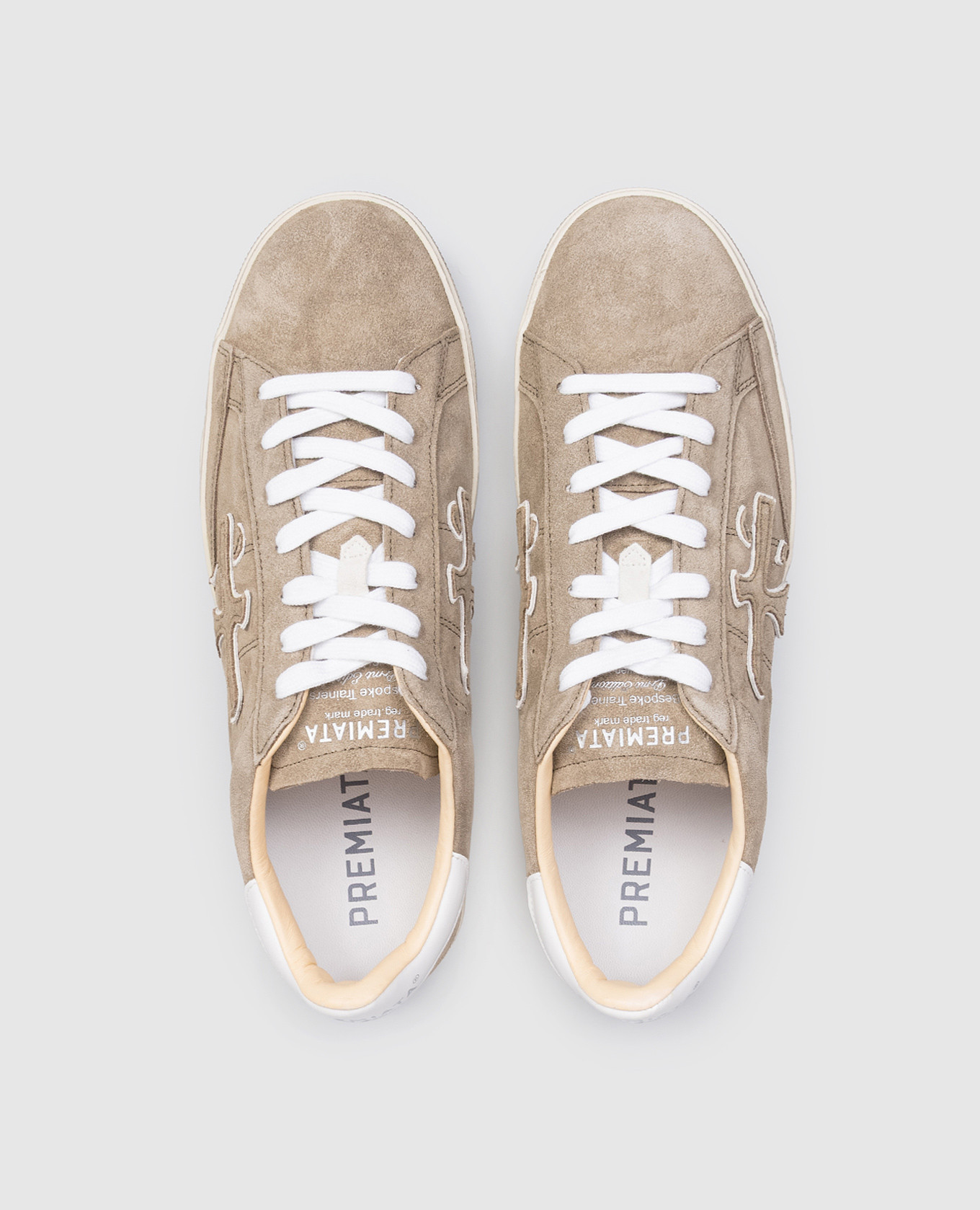 

Stevend beige suede sneakers Premiata