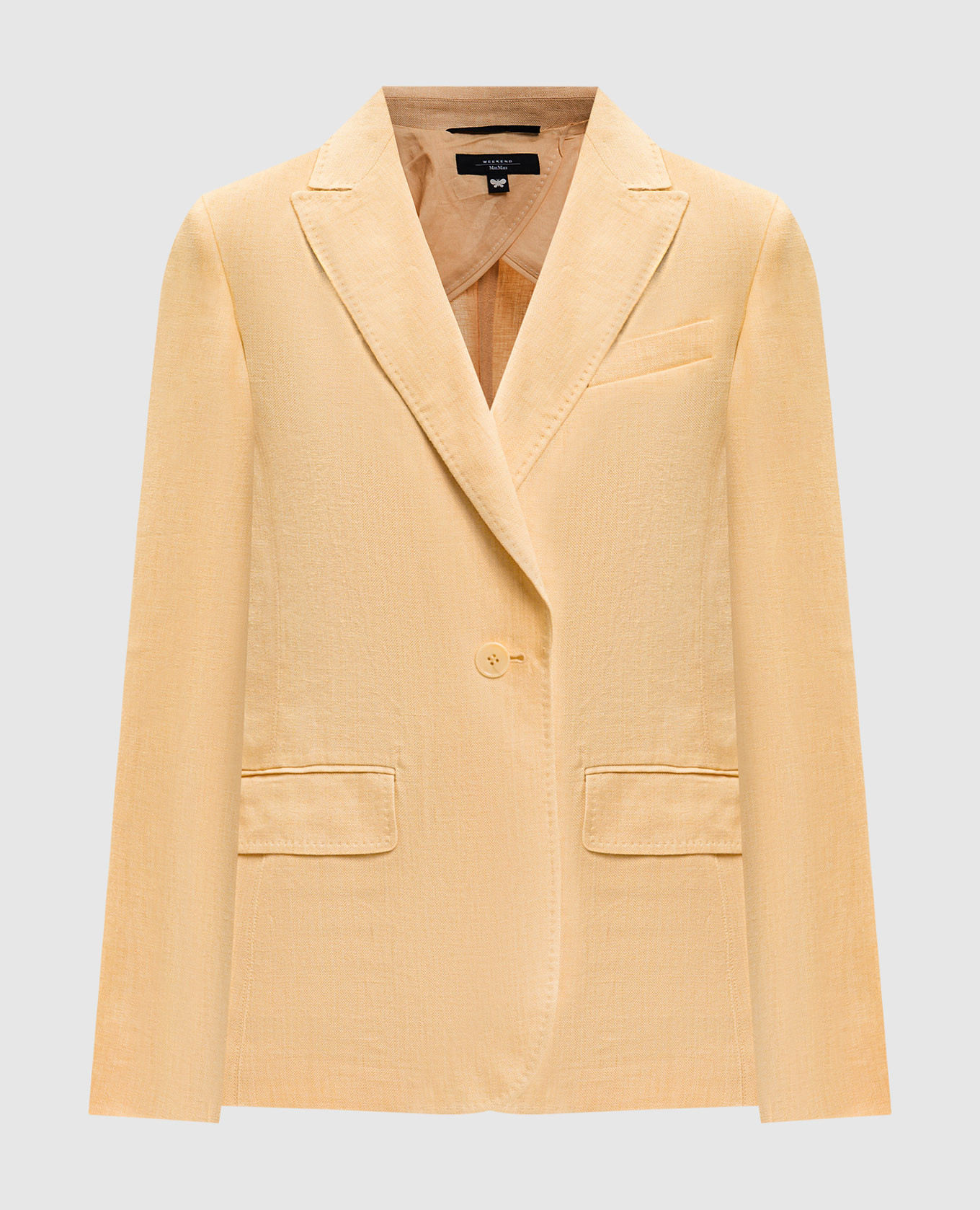 

NALUT yellow linen jacket Max Mara Weekend