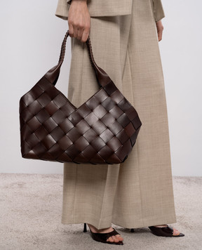 Dragon Castello brown leather bag DGS68111