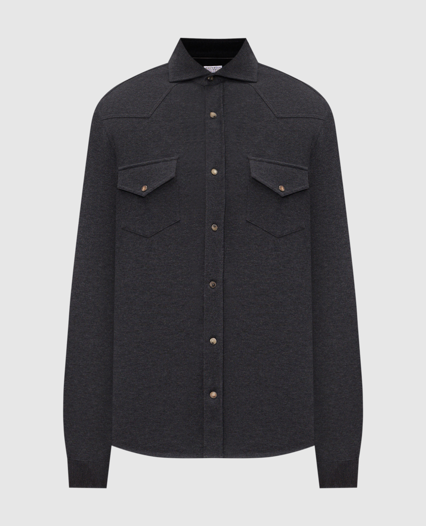 

Gray shirt Brunello Cucinelli, Grey