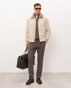 Cashmere&Whiskey Brown cardigan 50706
