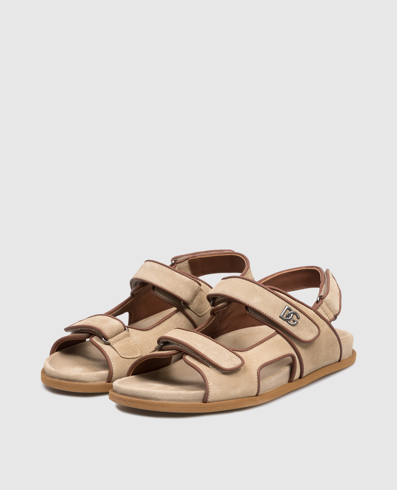 

Children's beige suede sandals Dolce&Gabbana