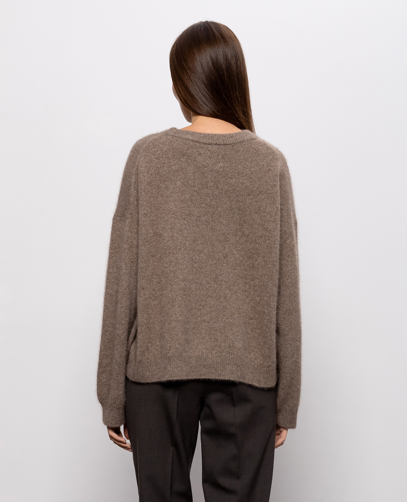 Brown wool sweater TRISTAN LOD Loulou de Saison 4