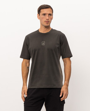 C.P. Company Metropolis Khaki T-shirt with logo print LTS011A006370P