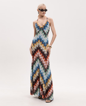 Missoni Patterned dress with open back DS26SG3ZBR015J