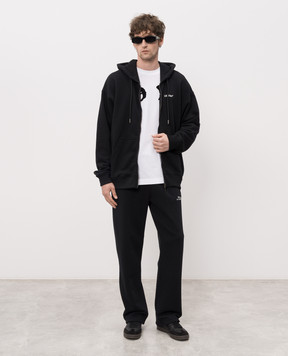 Off-White Black printed sweatpants 44MCH05AS26F008