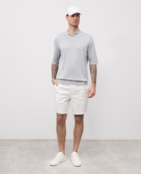 ISAIA White shorts PNCT21XP871