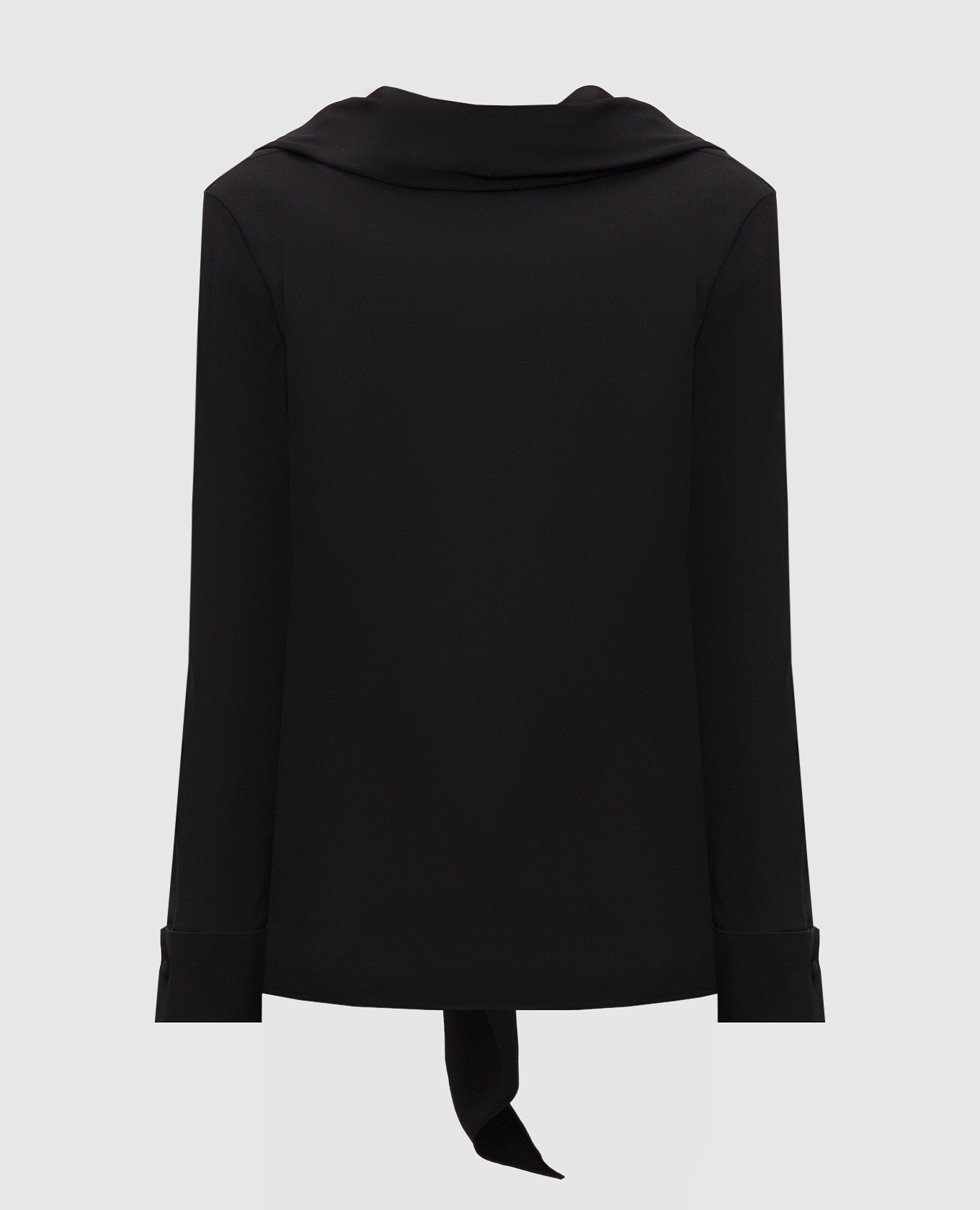 

Evo black blouse with open back The Row