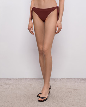 Brunello Cucinelli Brown swimsuit panties MQ965VS139