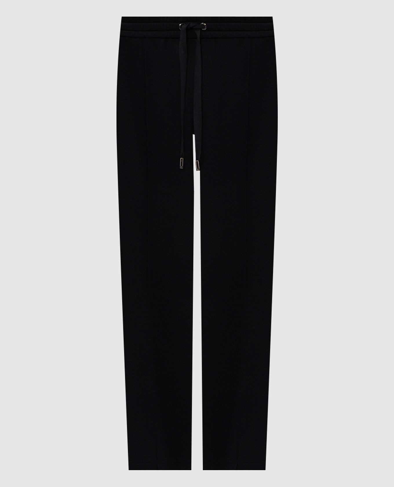 Blue pants with logo patch