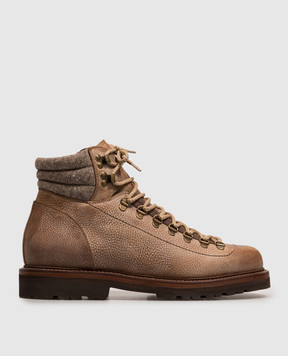 Brunello Cucinelli Brown leather boots MZURCCS890
