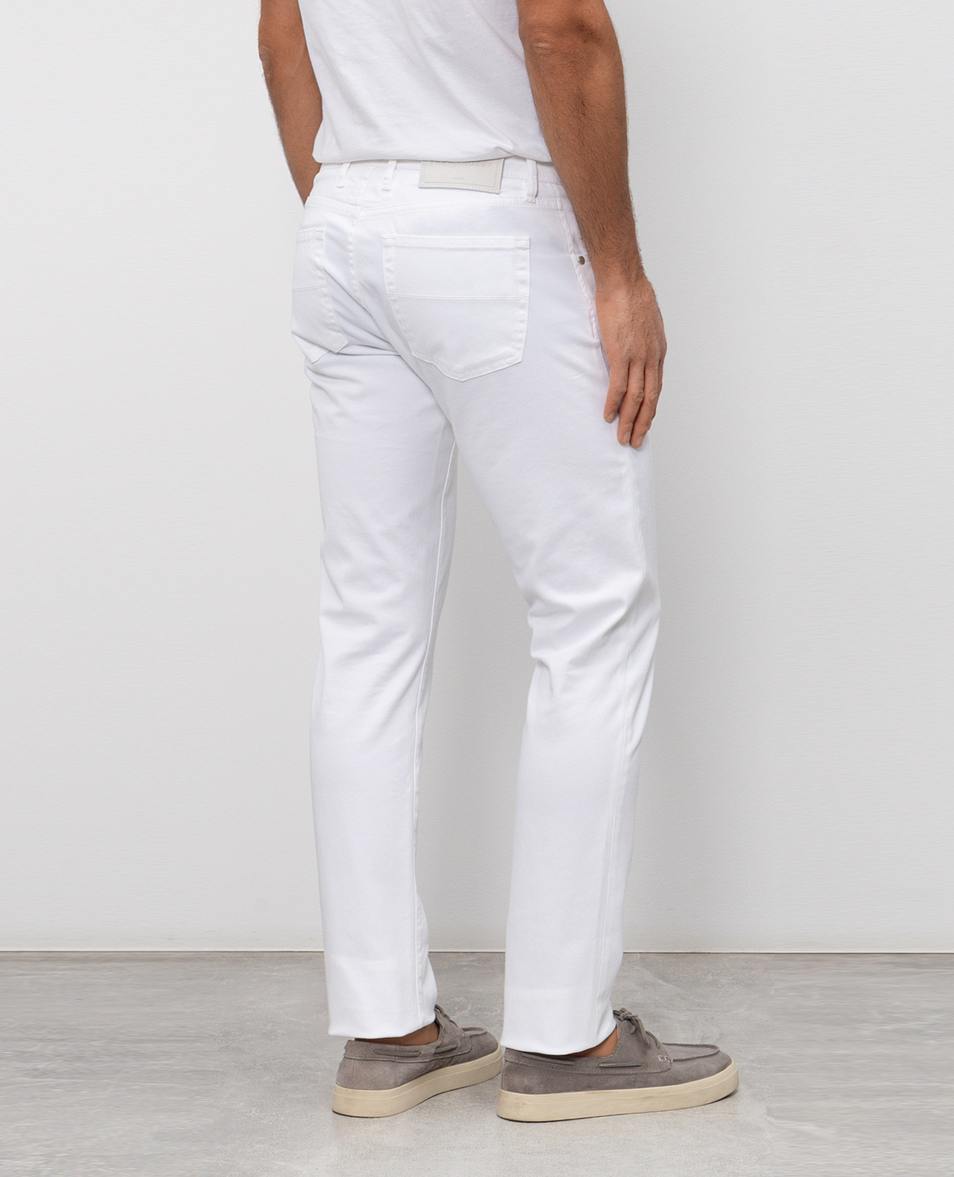 

Michelangelo white jeans Tramarossa