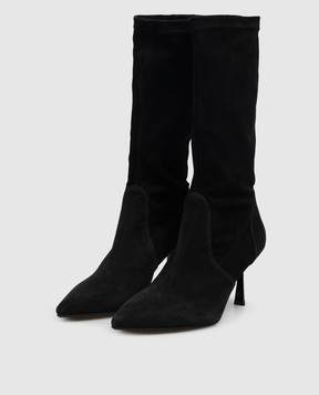 AGL Black suede ankle boots ALLA ALLASTRETCHSUEDEim