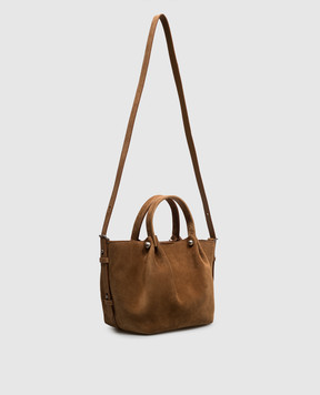 Max Mara Weekend ARIO brown suede tote bag WKARIO