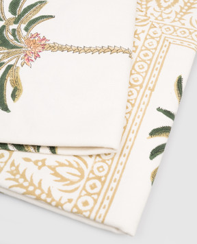 Les Ottomans White printed tablecloth IKB64
