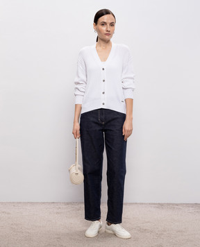 Woolrich White cardigan CFWWKN2039FRUF5088