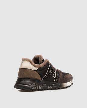 Premiata Lander fur-trimmed sneakers LANDER6103M