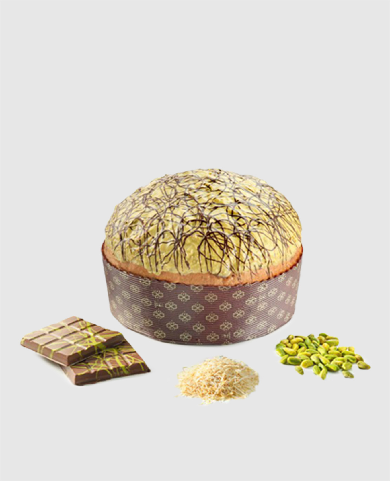 

Panettone Dubai Chocolate 1000 g Sal De Riso, Green