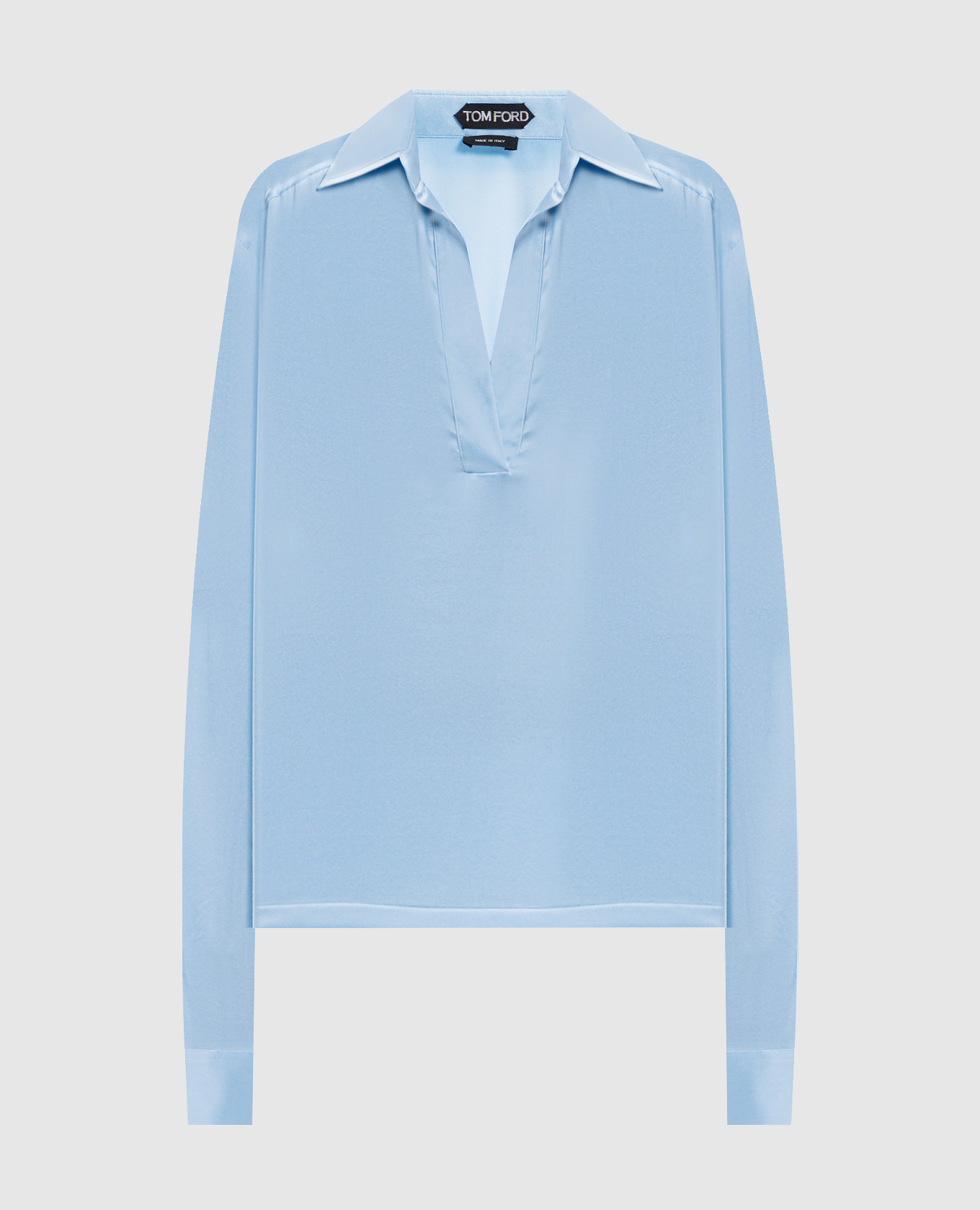 

Blue silk blouse Tom Ford, Light blue
