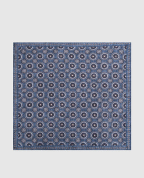 Brunello Cucinelli Double-sided silk pachet scarf MI8980091