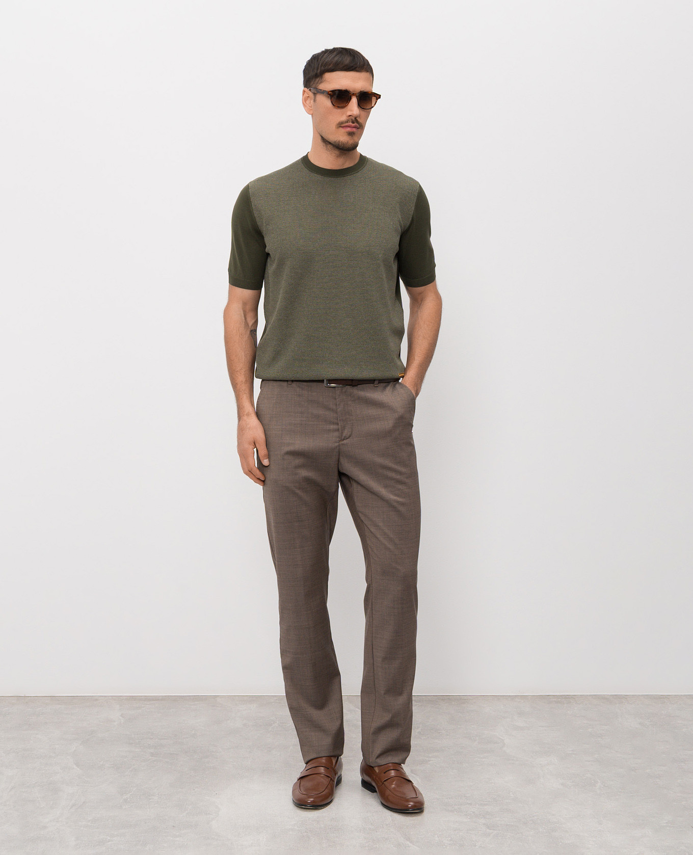 

Green silk t-shirt Stefano Ricci