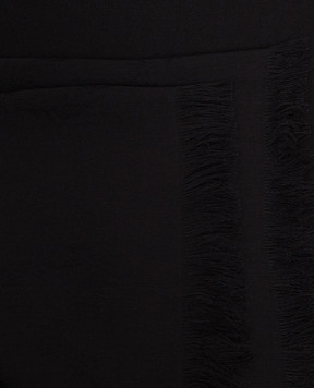 Twinset Black patterned scarf 262TA4360
