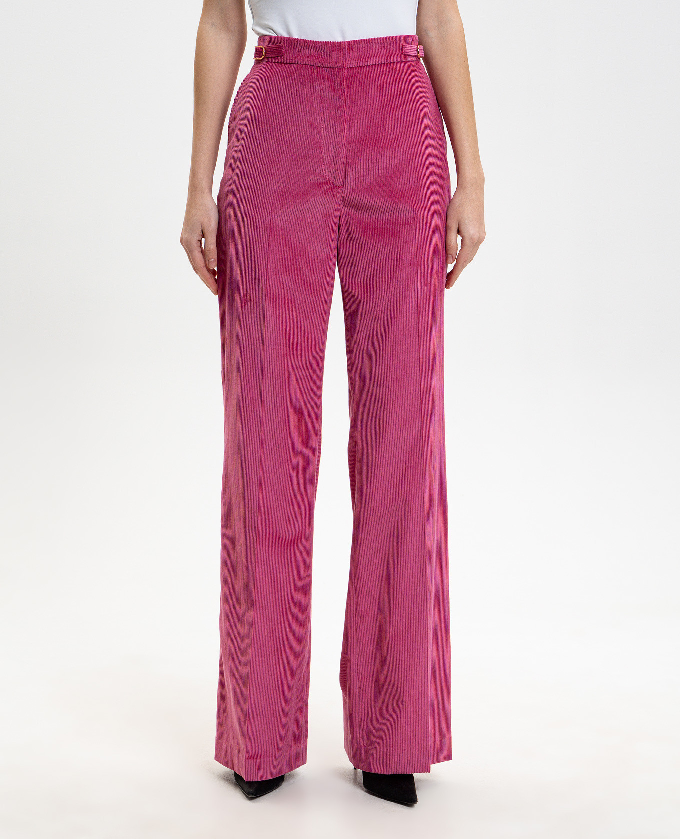 

Pink corduroy Vesta wool pants Gabriela Hearst