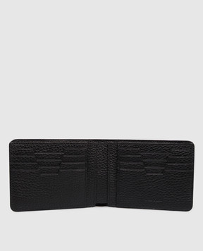 Stefano Ricci Black leather wallet with emblem PP301UVD