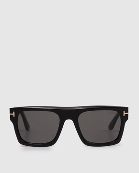 Tom Ford Cyrus black sunglasses with logo FT1337