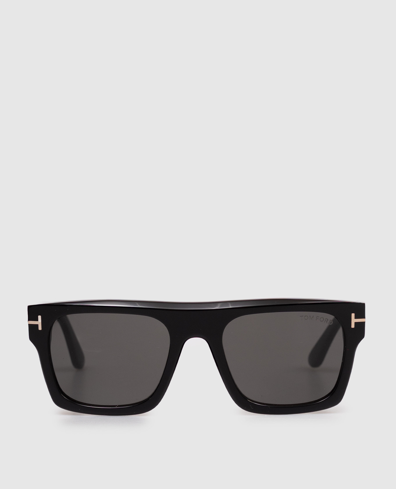 Cyrus black sunglasses with logo
