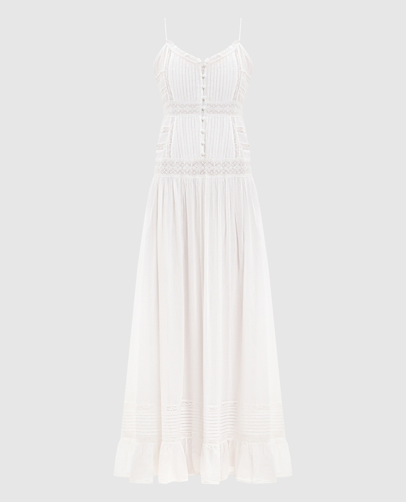 

White dress with lace Twinset