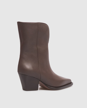 Paris Texas Brown leather cossacks JANE PX2060XVT01