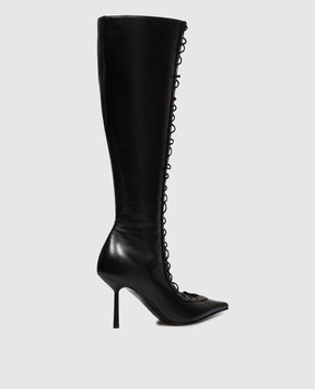 Le Silla Black leather boots COLETTE 4251B080BMPPNEM