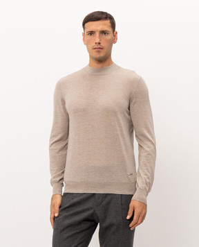 Enrico Mandelli Beige wool sweater 4K163A5270
