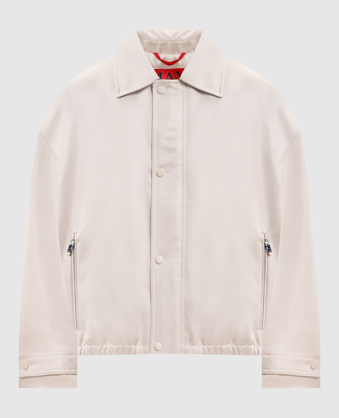 

Beige jacket with logo Max & Co