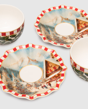 Palais Royal Porcelain set of coffee cups and saucers 25401